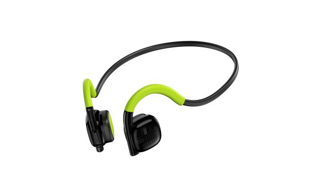 WIWU Marathon Pro Wireless Air Conduction Waterproof Sport Headset, 6 hours Long Battery Life, Bluetooth 5.3, Ultra-light materials and skin-friendly - Green
